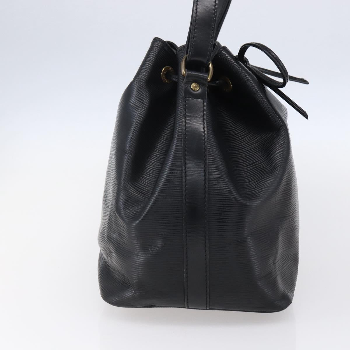LOUIS VUITTON Epi Petit Noe Shoulder Bag Black M44102 LV Auth 149083
