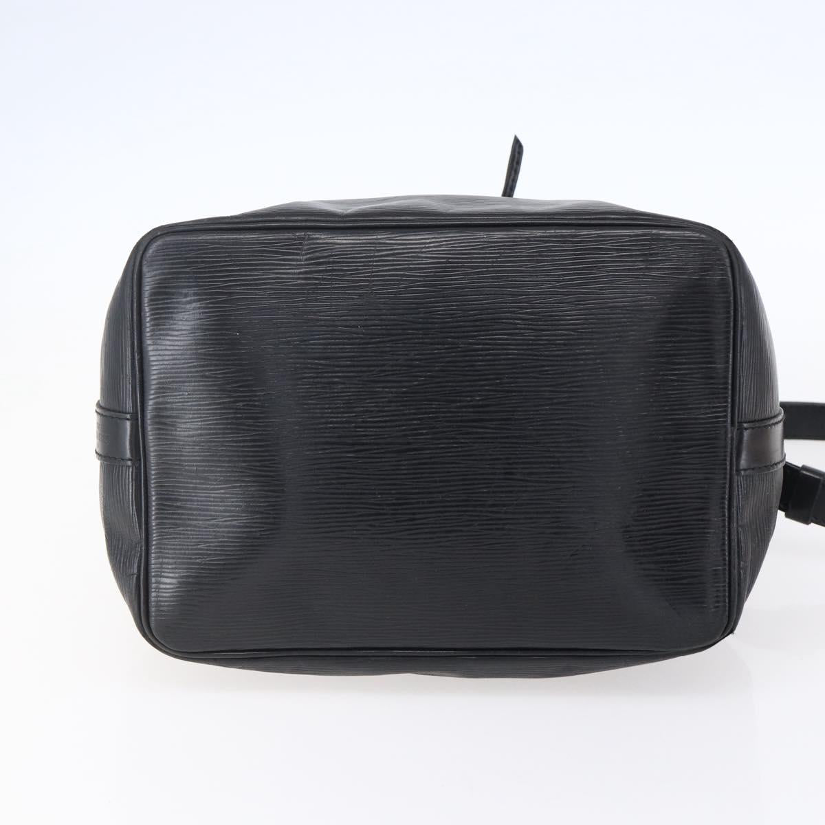 LOUIS VUITTON Epi Petit Noe Shoulder Bag Black M44102 LV Auth 149083