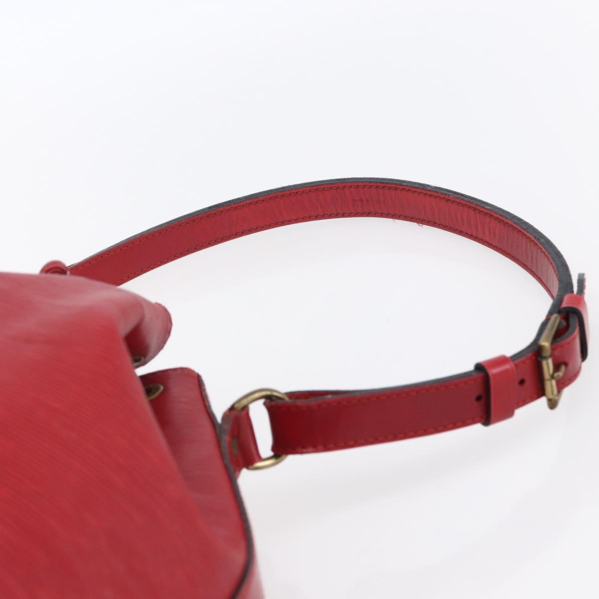 LOUIS VUITTON Epi Noe Shoulder Bag Red M44007 LV Auth 149084