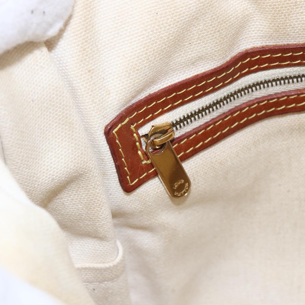 LOUIS VUITTON Monogram Tise Sac Rayure PM Hand Bag Marron M56386 LV Auth 149085