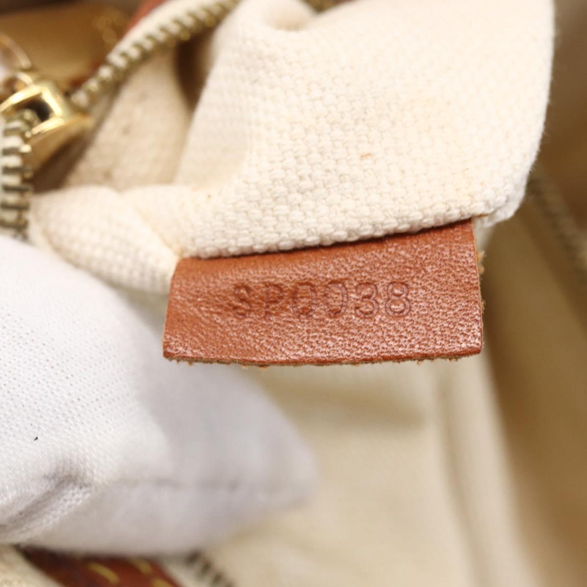 LOUIS VUITTON Monogram Tise Sac Rayure PM Hand Bag Marron M56386 LV Auth 149085