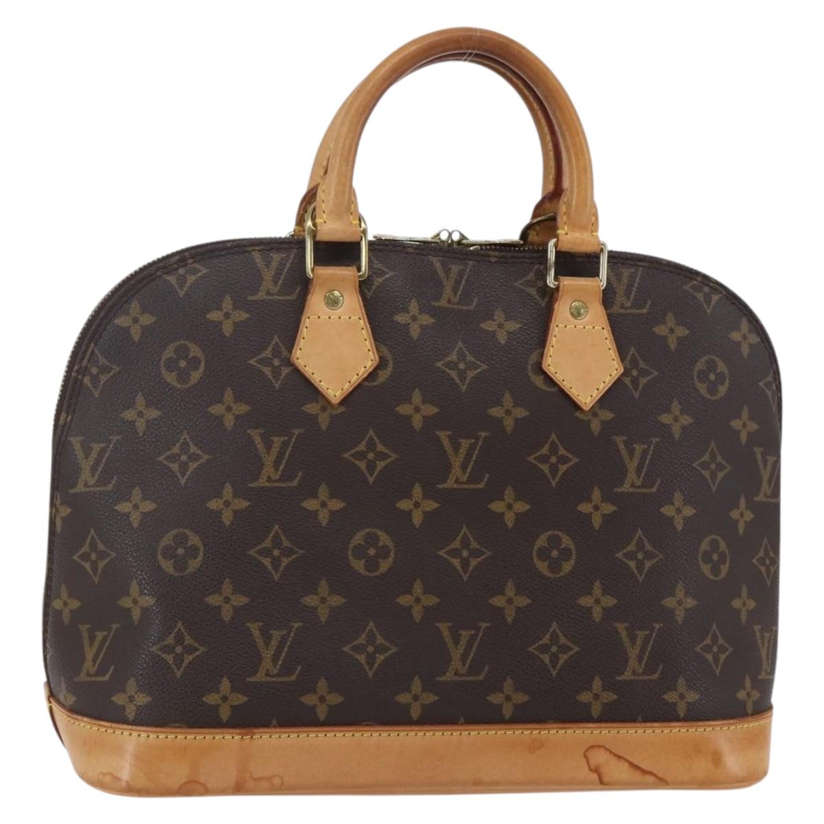 LOUIS VUITTON Monogram Alma Hand Bag M51130 LV Auth 149093