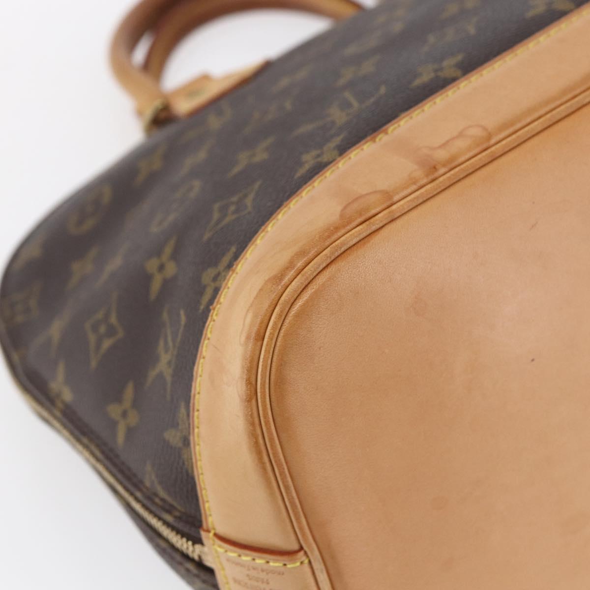 LOUIS VUITTON Monogram Alma Hand Bag M51130 LV Auth 149093