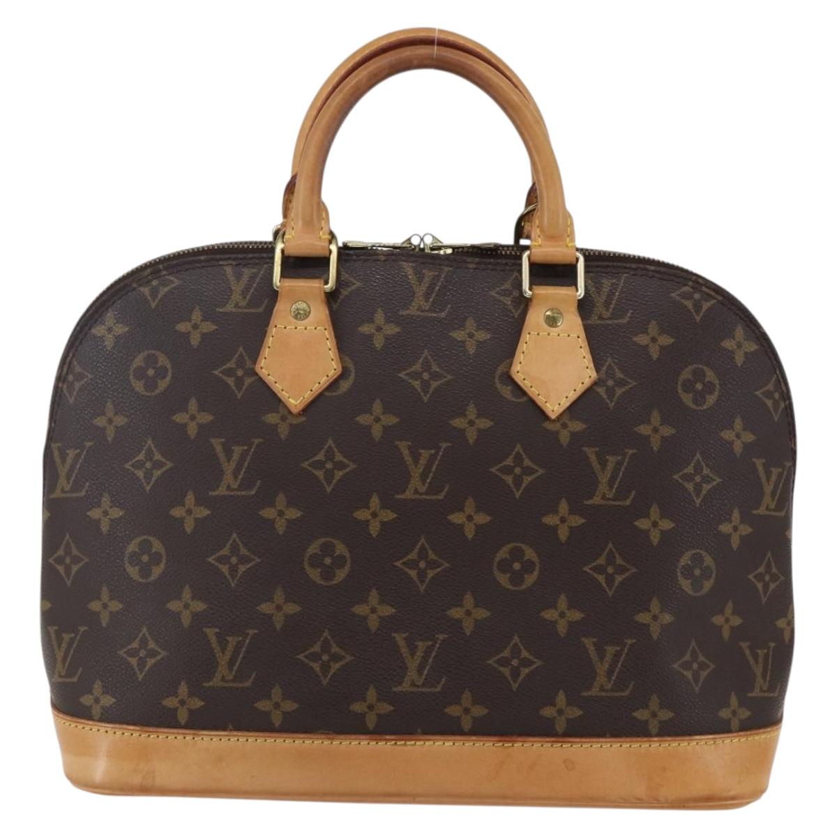 LOUIS VUITTON Monogram Alma Hand Bag M51130 LV Auth 149093