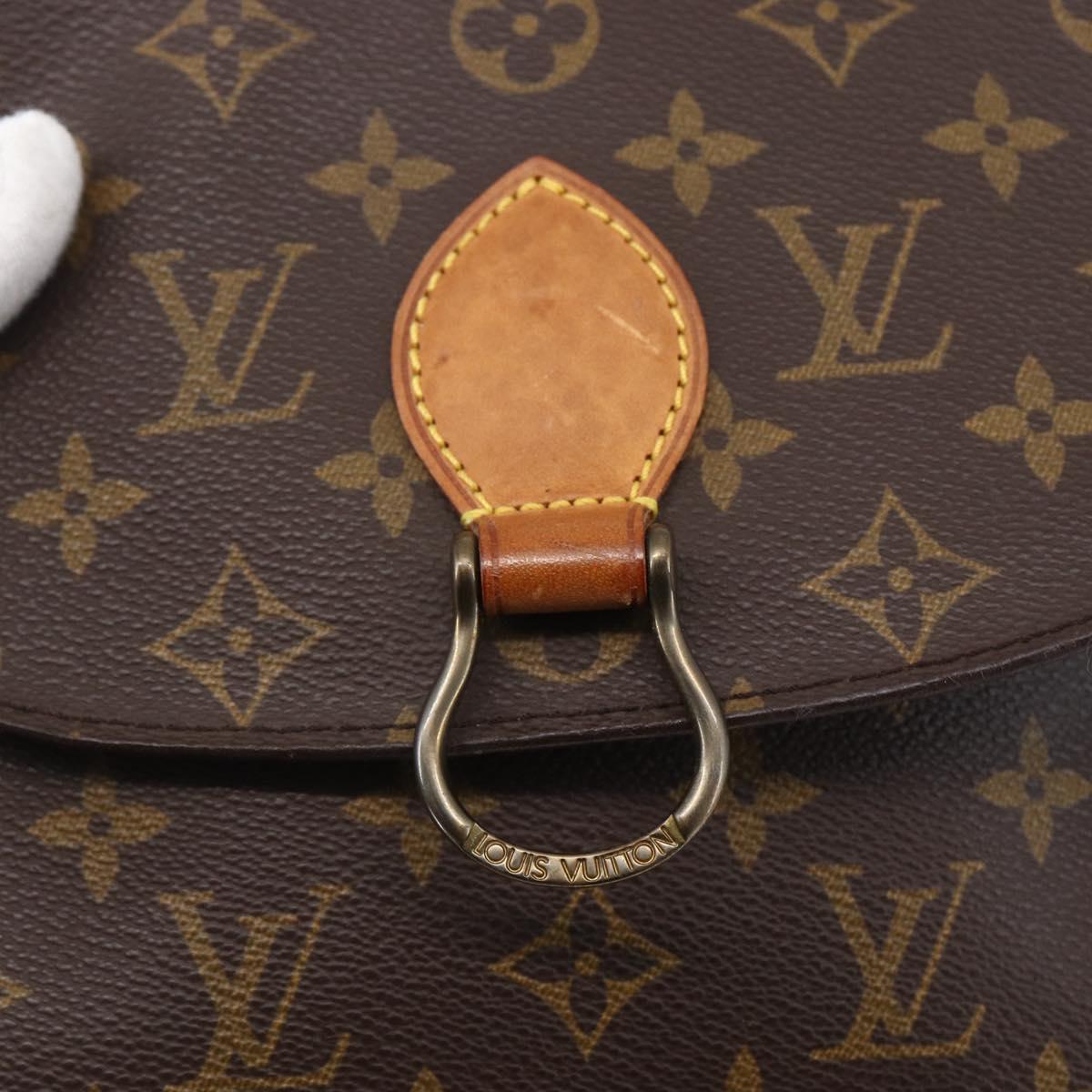 LOUIS VUITTON Monogram Saint Cloud MM Shoulder Bag M51243 LV Auth 149095