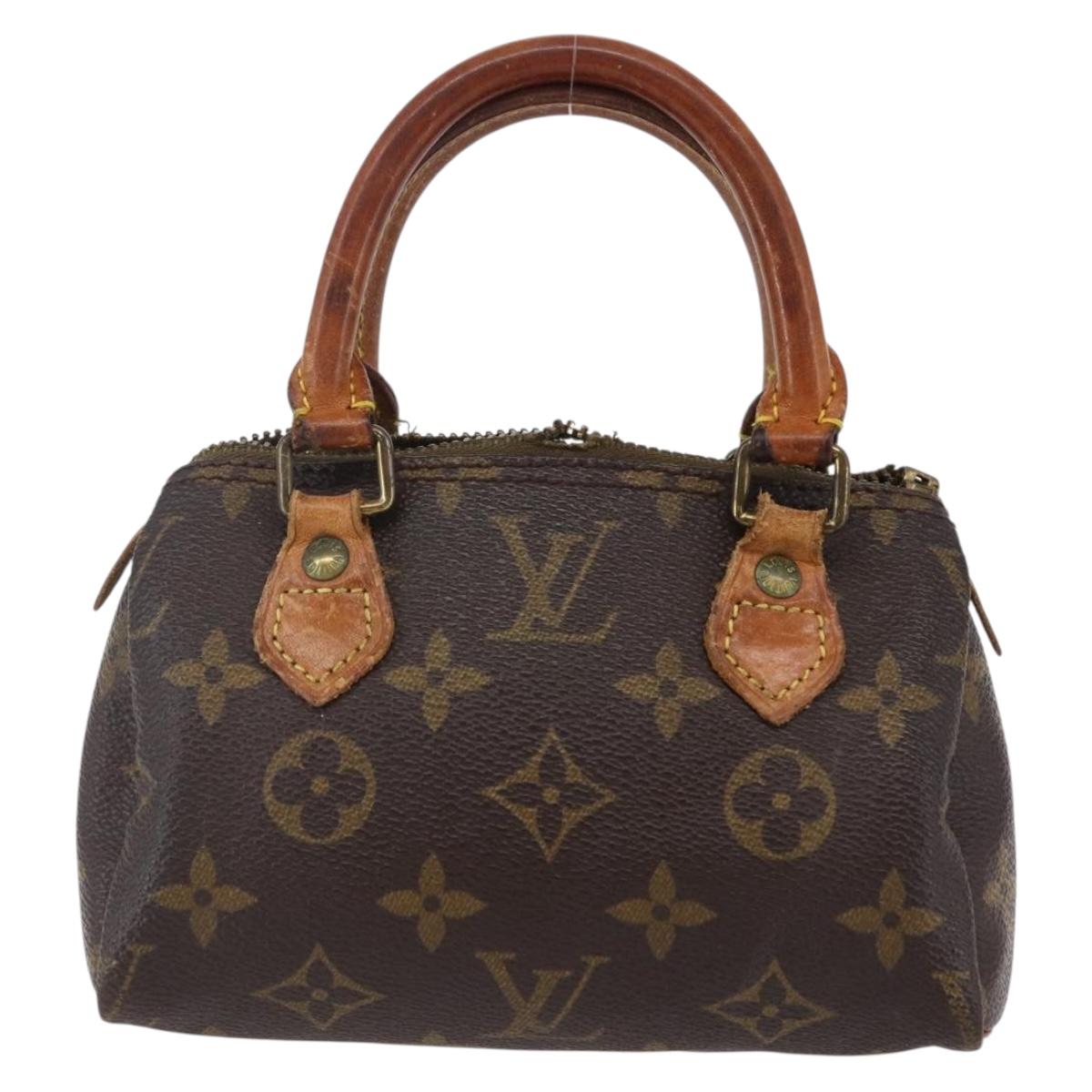 LOUIS VUITTON Monogram Mini Speedy Hand Bag M41534 LV Auth 149097