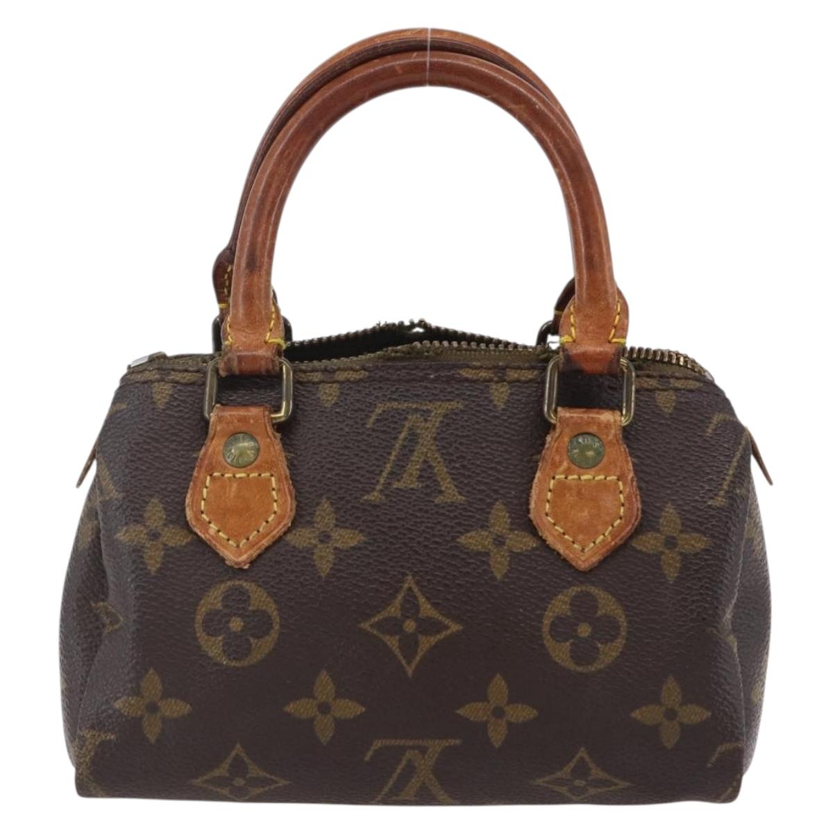 LOUIS VUITTON Monogram Mini Speedy Hand Bag M41534 LV Auth 149097