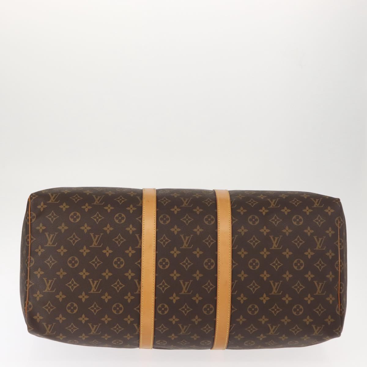 LOUIS VUITTON Monogram Keepall 55 Boston Bag M41424 LV Auth 149100