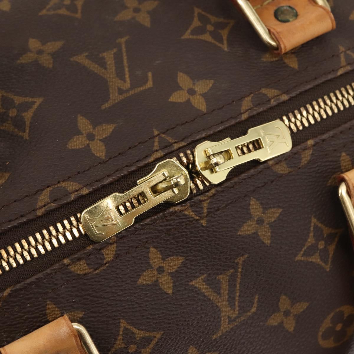 LOUIS VUITTON Monogram Keepall 55 Boston Bag M41424 LV Auth 149100