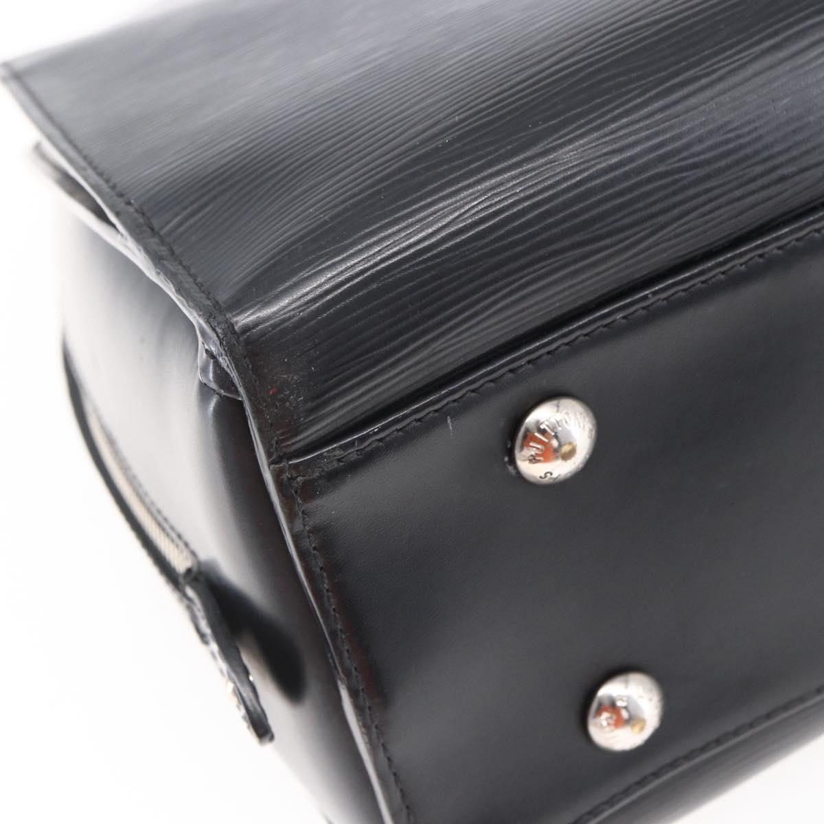 LOUIS VUITTON Epi Pont Neuf PM Hand Bag Black M59072 LV Auth 149142