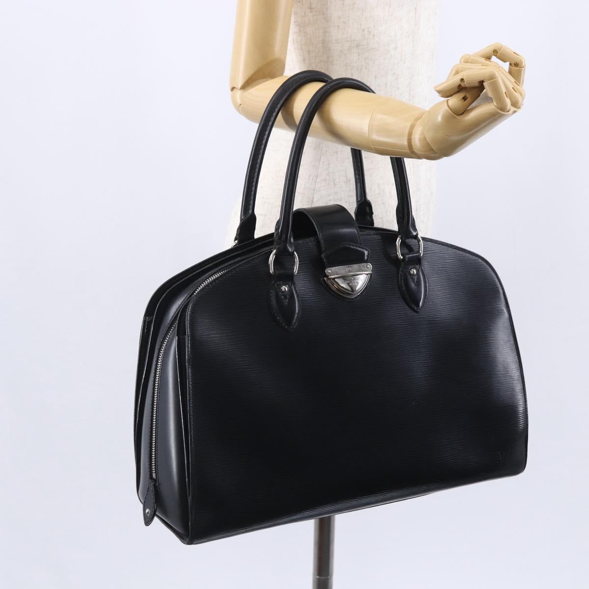 LOUIS VUITTON Epi Pont Neuf PM Hand Bag Black M59072 LV Auth 149142