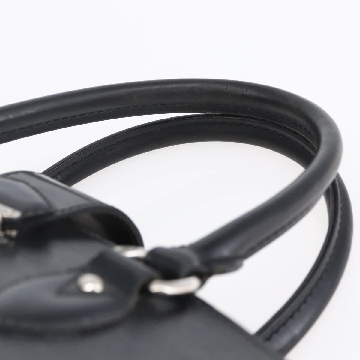 LOUIS VUITTON Epi Pont Neuf PM Hand Bag Black M59072 LV Auth 149142