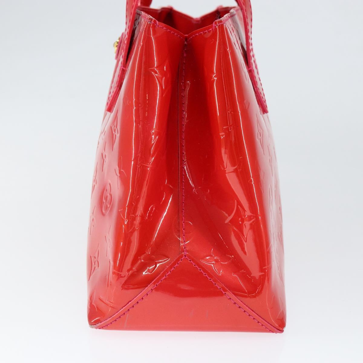 LOUIS VUITTON Monogram Vernis Wilshire Boulevard Bag Rose Pop M93643 Auth 149144