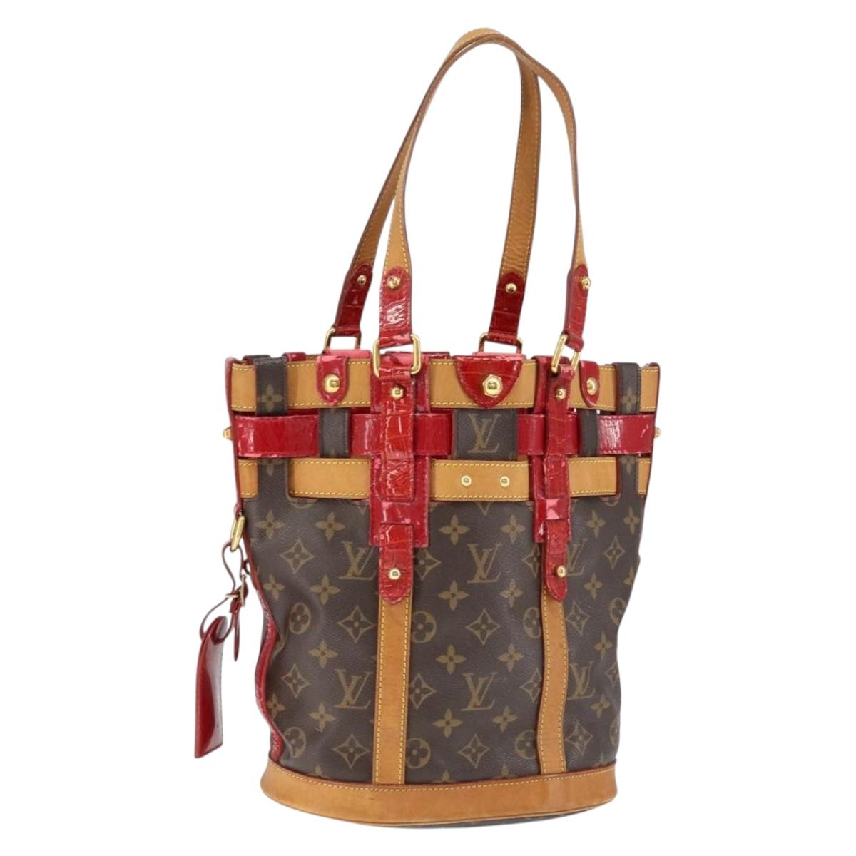LOUIS VUITTON Monogram Ruby Neo bucket Tote Bag M95613 LV Auth 149145