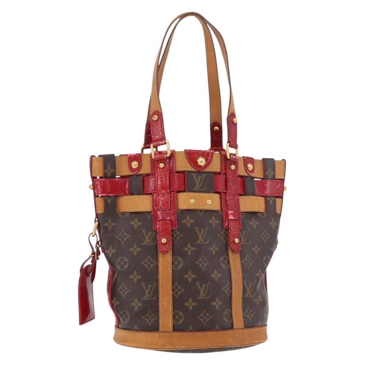 LOUIS VUITTON Monogram Ruby Neo bucket Tote Bag M95613 LV Auth 149145