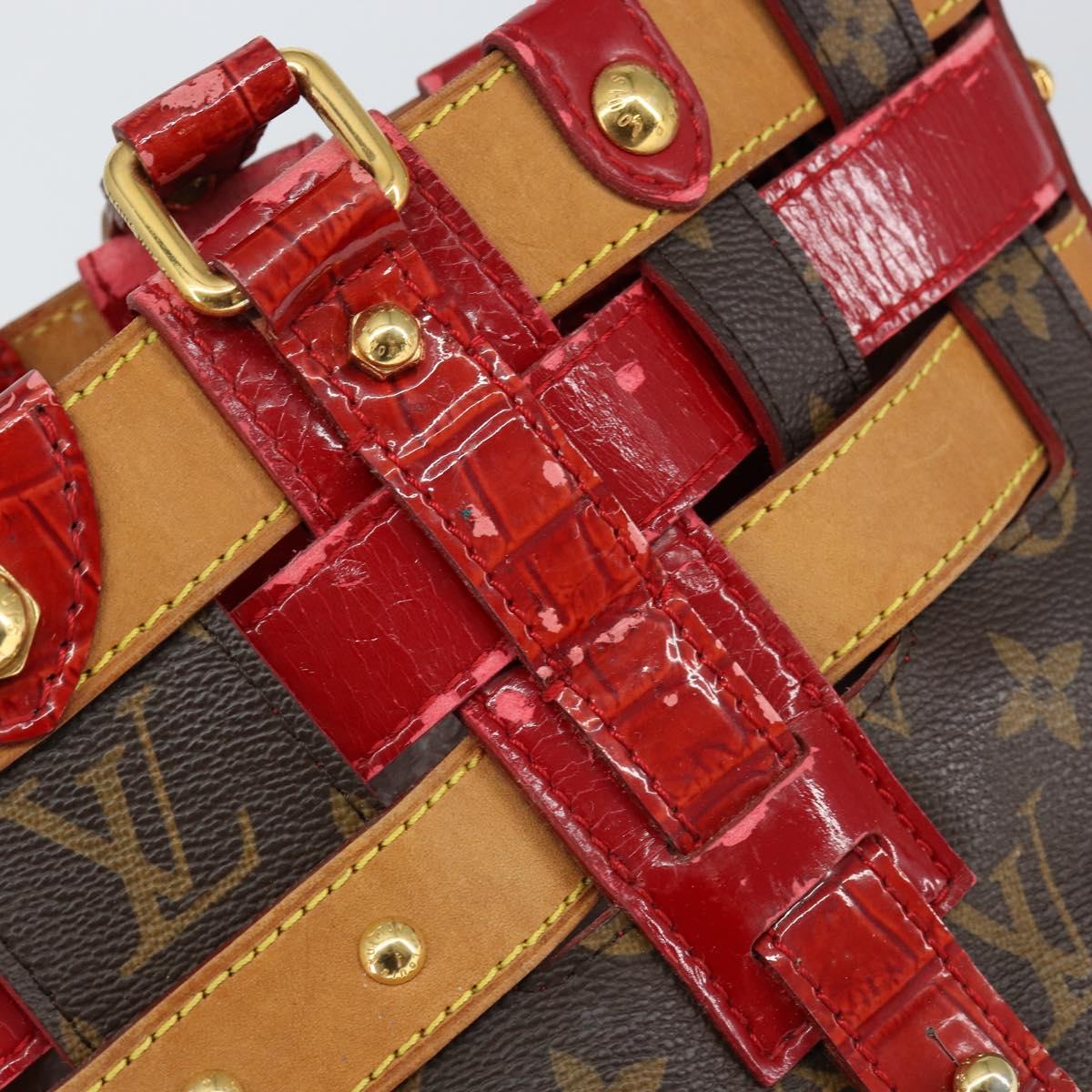 LOUIS VUITTON Monogram Ruby Neo bucket Tote Bag M95613 LV Auth 149145