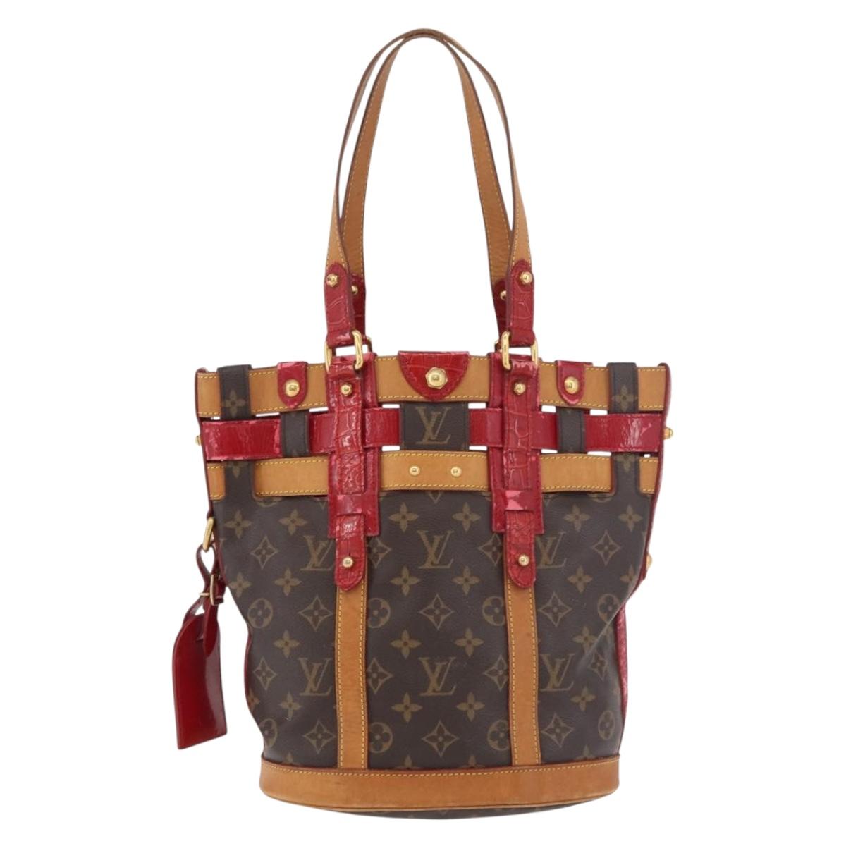 LOUIS VUITTON Monogram Ruby Neo bucket Tote Bag M95613 LV Auth 149145
