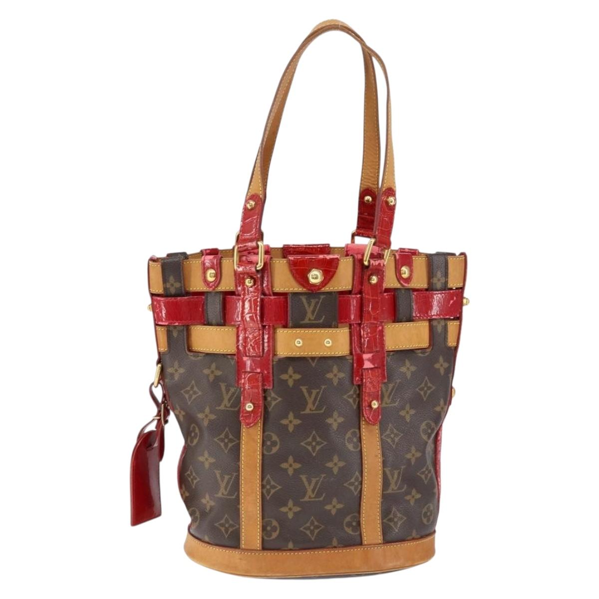 LOUIS VUITTON Monogram Ruby Neo bucket Tote Bag M95613 LV Auth 149145