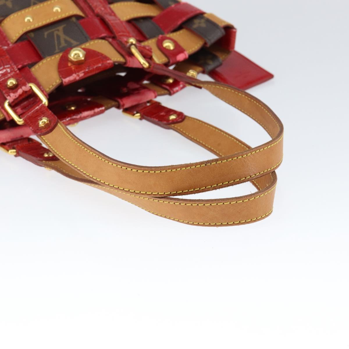 LOUIS VUITTON Monogram Ruby Neo bucket Tote Bag M95613 LV Auth 149145