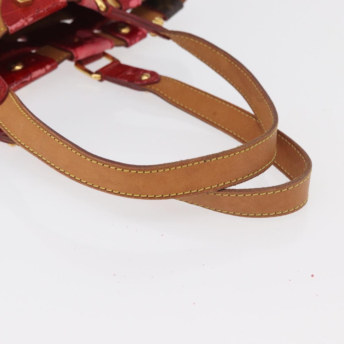 LOUIS VUITTON Monogram Ruby Neo bucket Tote Bag M95613 LV Auth 149145