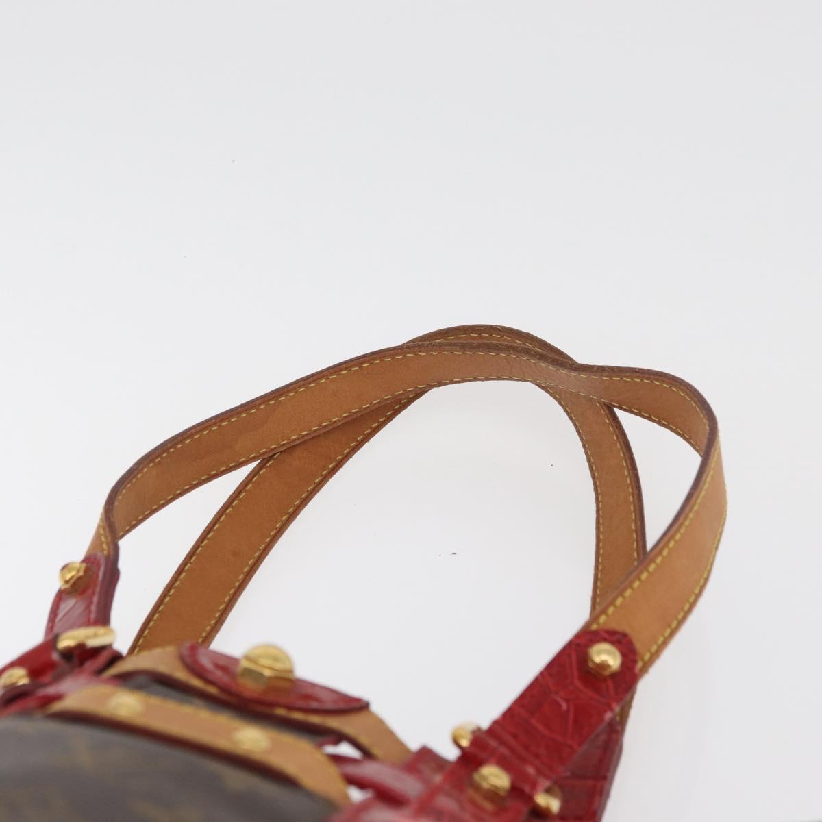 LOUIS VUITTON Monogram Ruby Neo bucket Tote Bag M95613 LV Auth 149145
