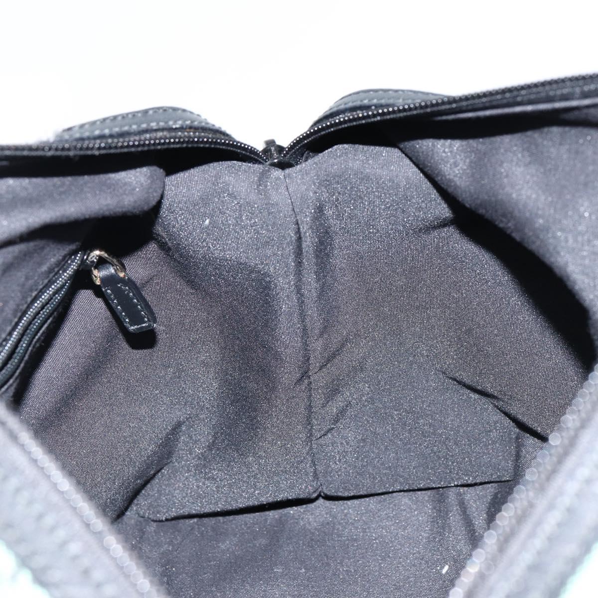 GUCCI GG Canvas Hand Bag Outlet Gold Green 272375 Auth 149154