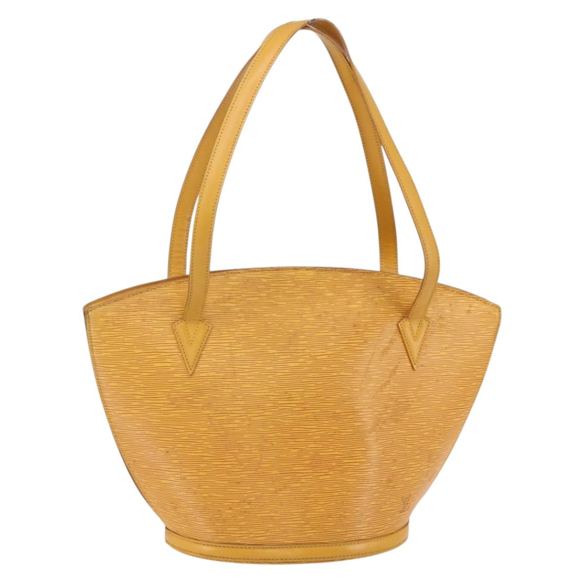 LOUIS VUITTON Epi Saint Jacques Shopping Bag Yellow M52269 LV Auth 149155