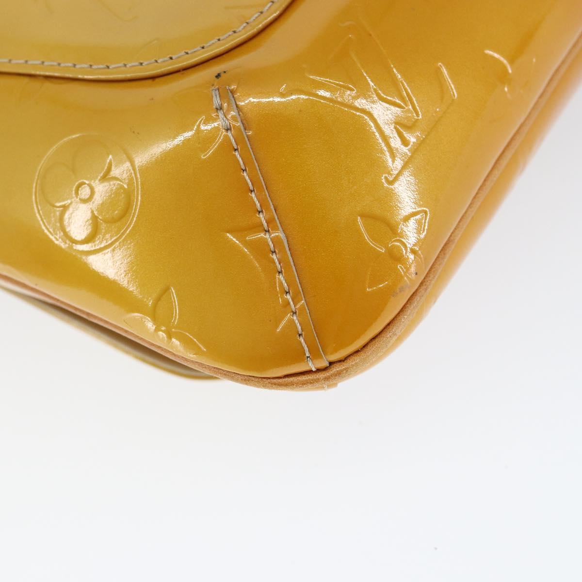 LOUIS VUITTON Monogram Vernis Thompson Street Bag Beige M91301 LV Auth 149162