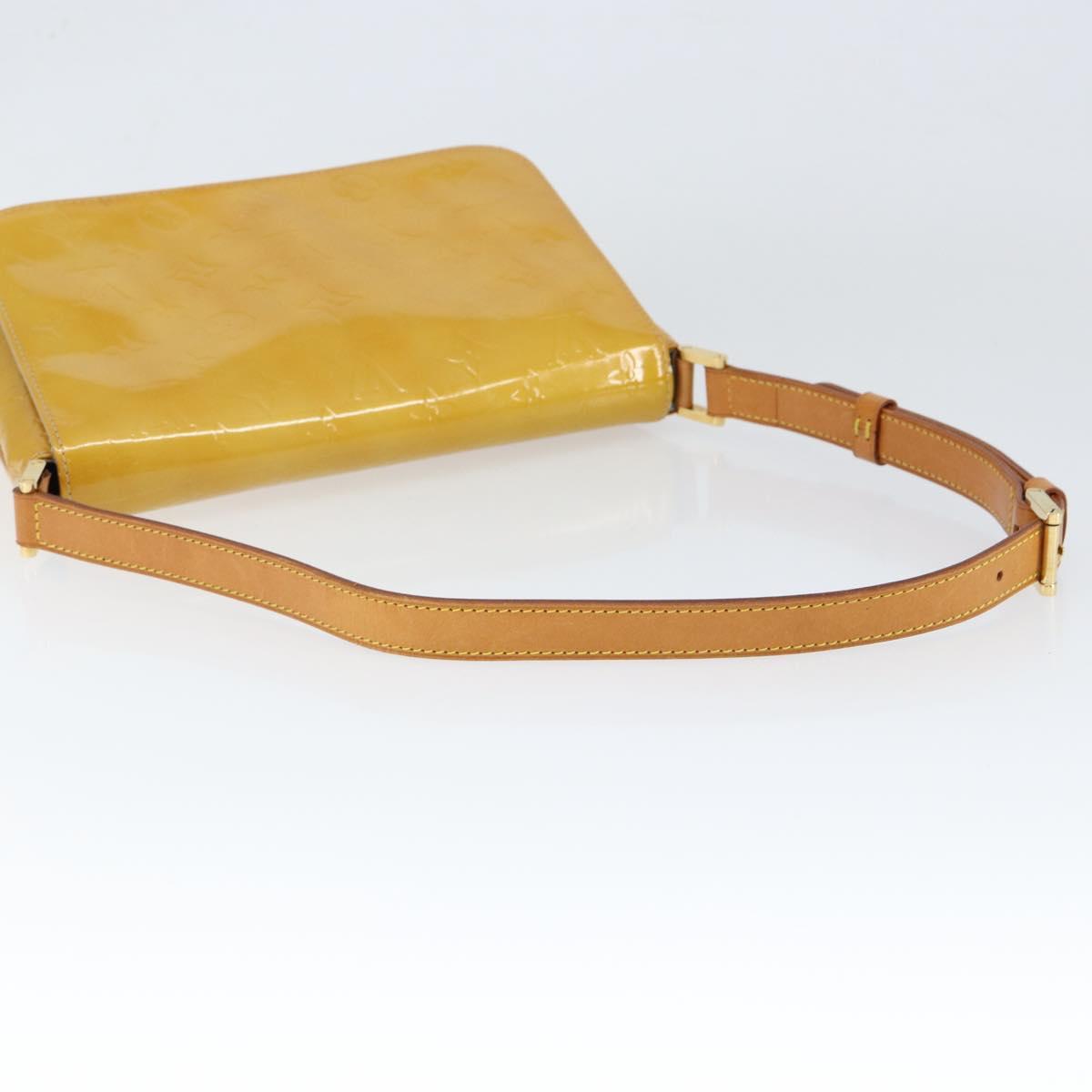 LOUIS VUITTON Monogram Vernis Thompson Street Bag Beige M91301 LV Auth 149162