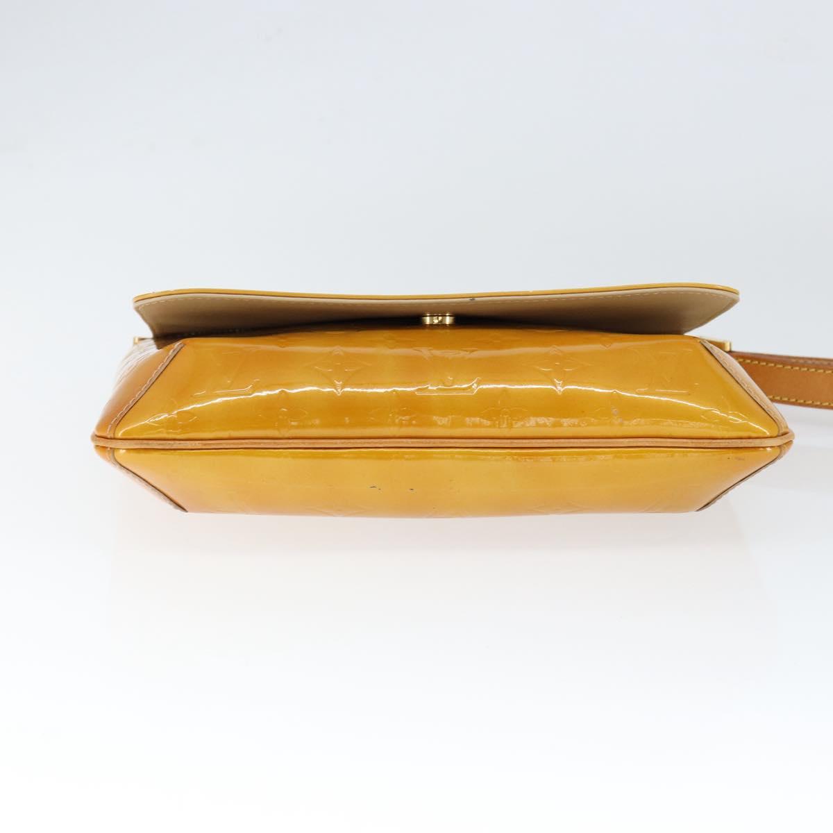 LOUIS VUITTON Monogram Vernis Thompson Street Bag Beige M91301 LV Auth 149162