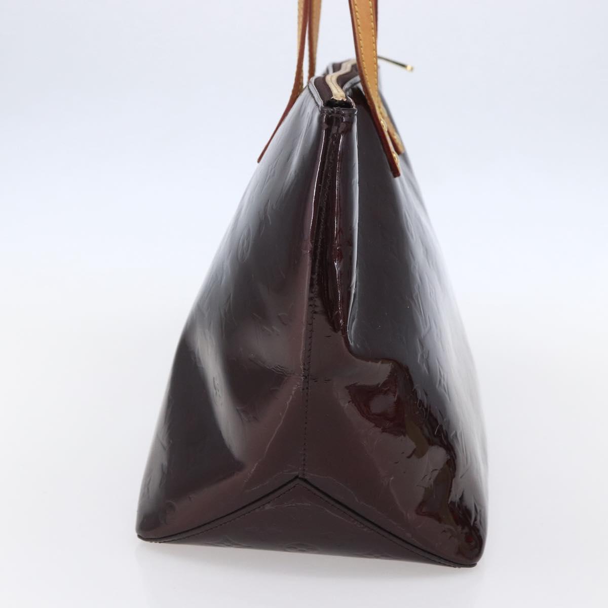 LOUIS VUITTON Monogram Vernis Bellevue GM Tote Bag Amarante M93589 Auth 149163