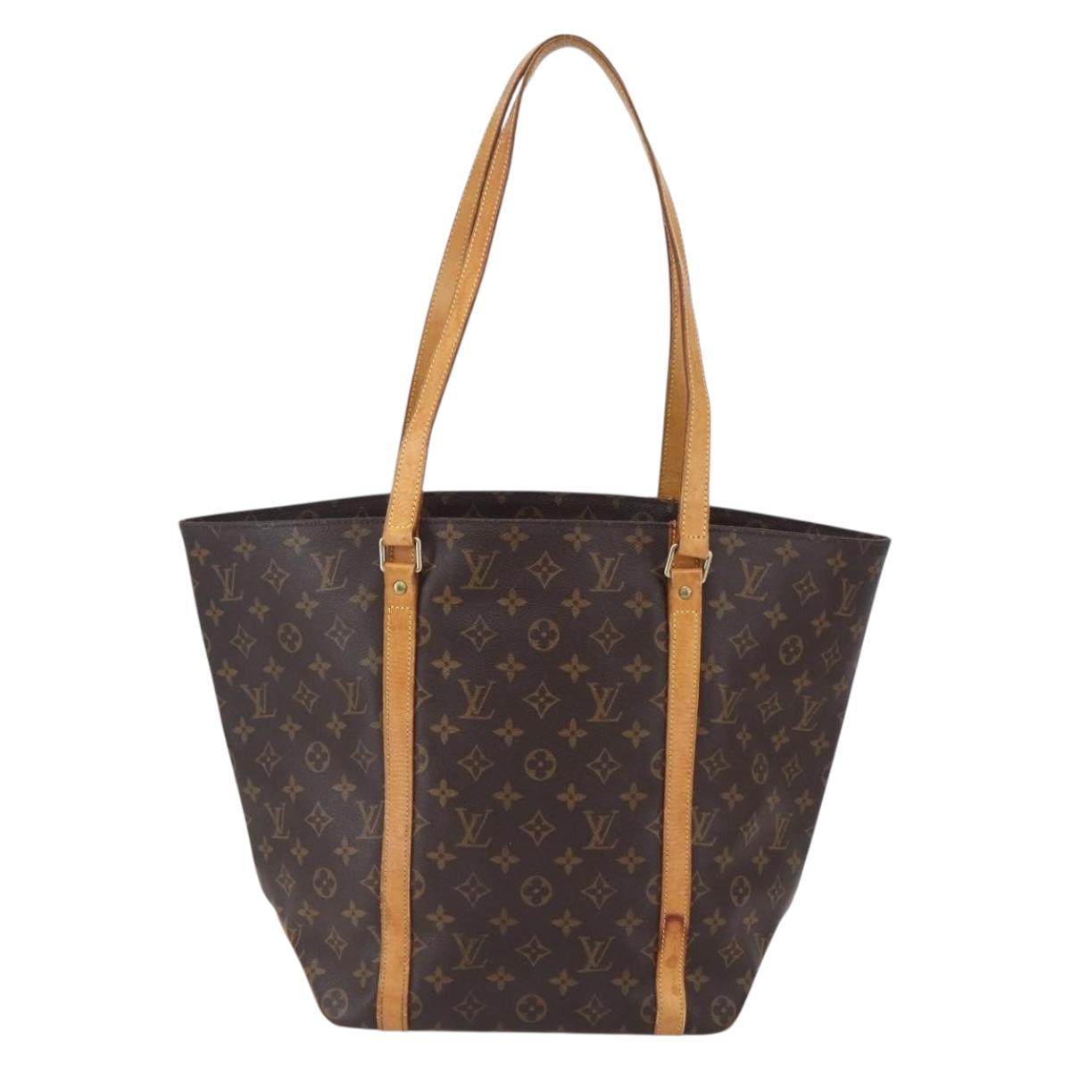 LOUIS VUITTON Monogram Sac Shopping Tote Bag M51108 LV Auth 149166
