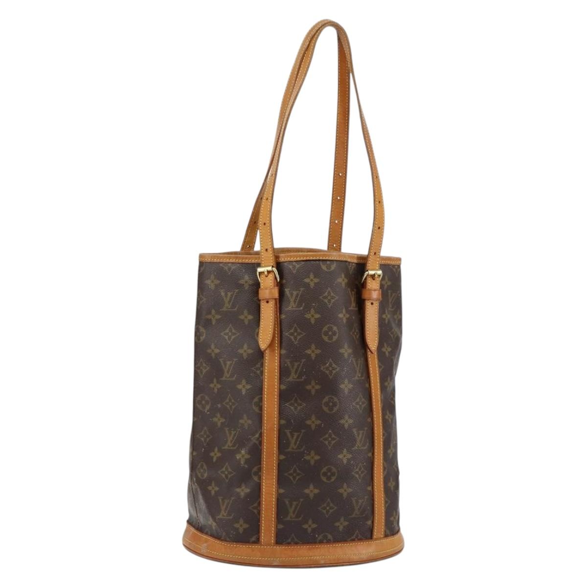 LOUIS VUITTON Monogram Bucket GM Shoulder Bag M42236 LV Auth 149171
