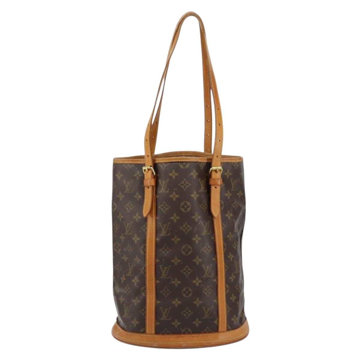 LOUIS VUITTON Monogram Bucket GM Shoulder Bag M42236 LV Auth 149171