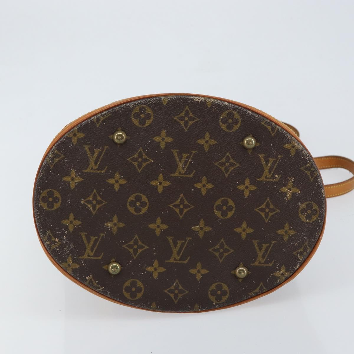 LOUIS VUITTON Monogram Bucket GM Shoulder Bag M42236 LV Auth 149171