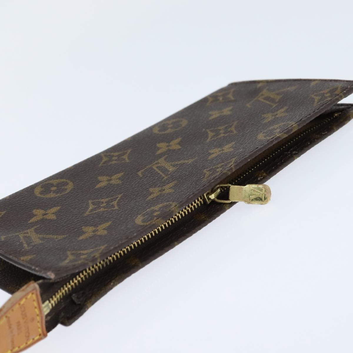 LOUIS VUITTON Monogram Bucket GM Accessory Pouch LV Auth 149172