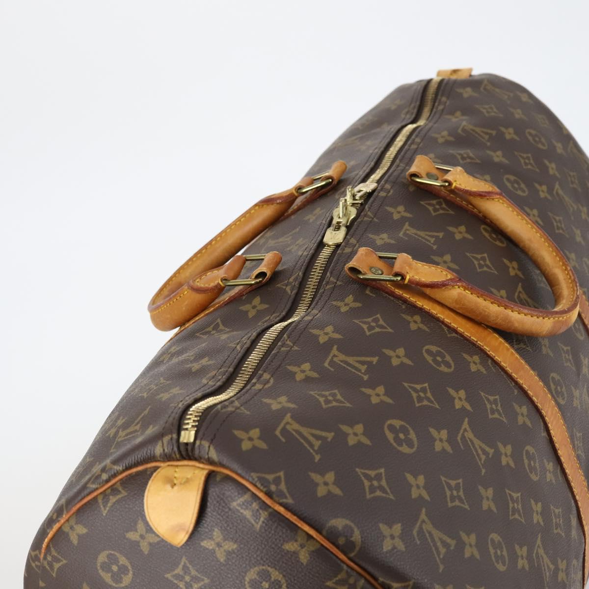 LOUIS VUITTON Monogram Keepall 55 Boston Bag M41424 LV Auth 149177