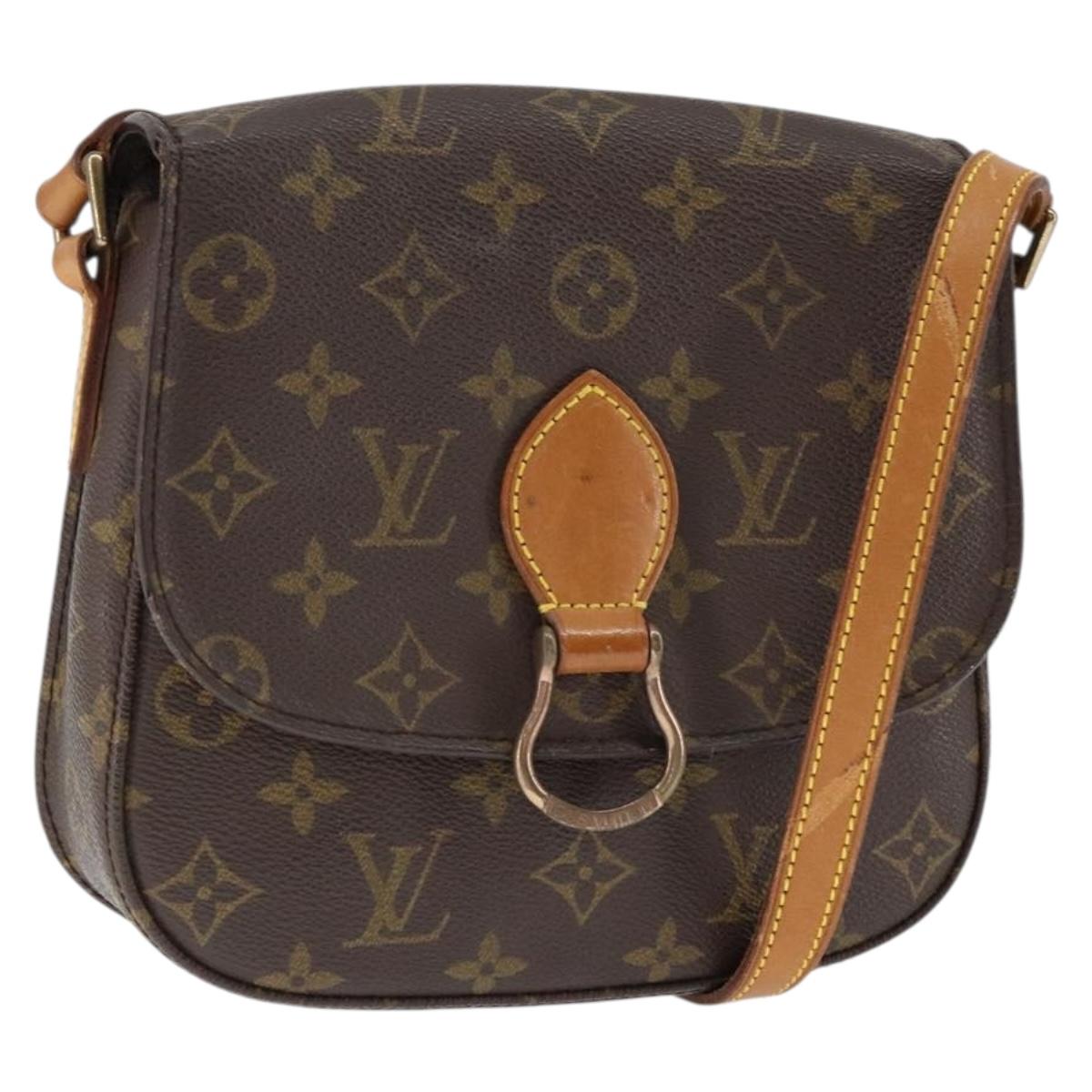 LOUIS VUITTON Monogram Saint Cloud MM Shoulder Bag M51243 LV Auth 149178
