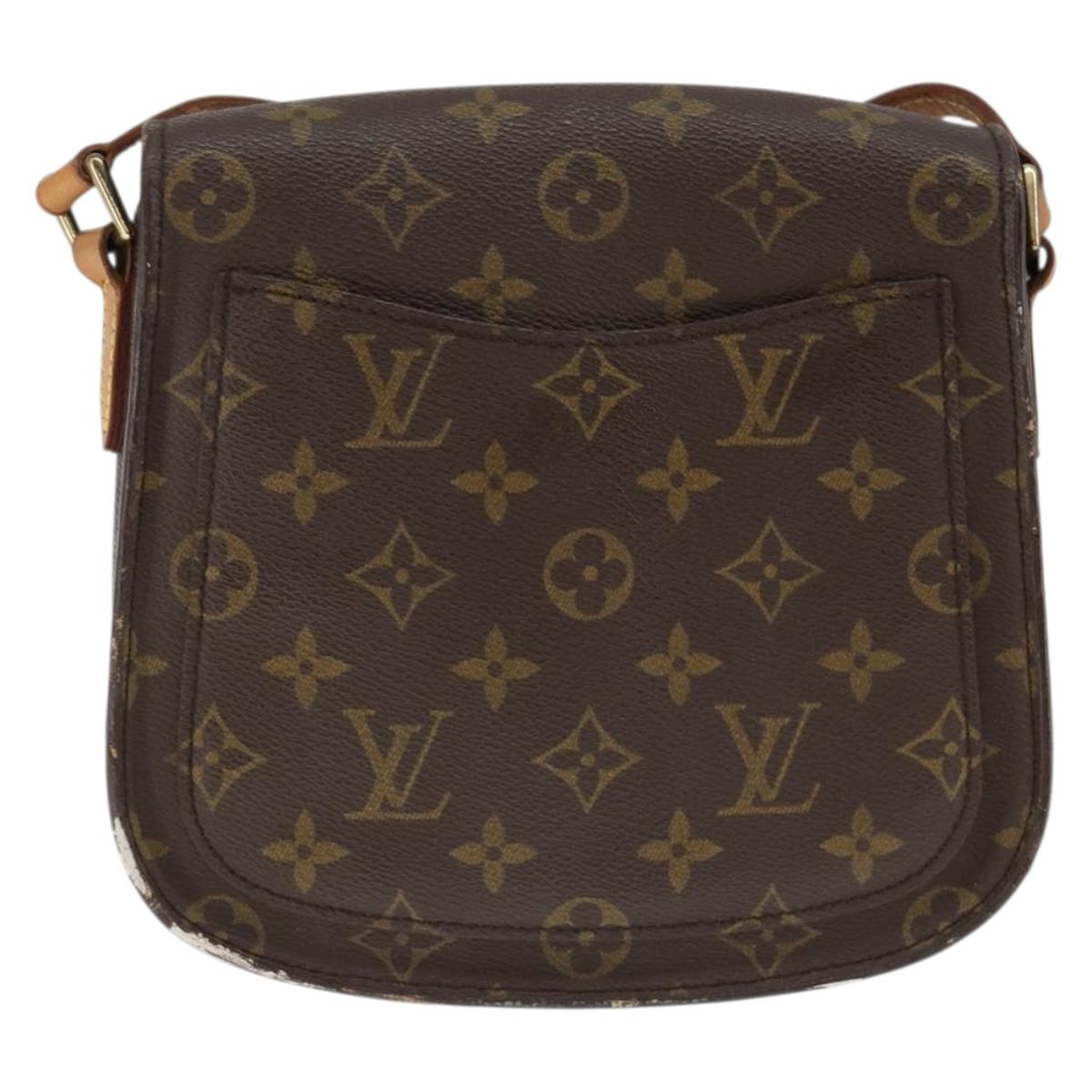 LOUIS VUITTON Monogram Saint Cloud MM Shoulder Bag M51243 LV Auth 149178
