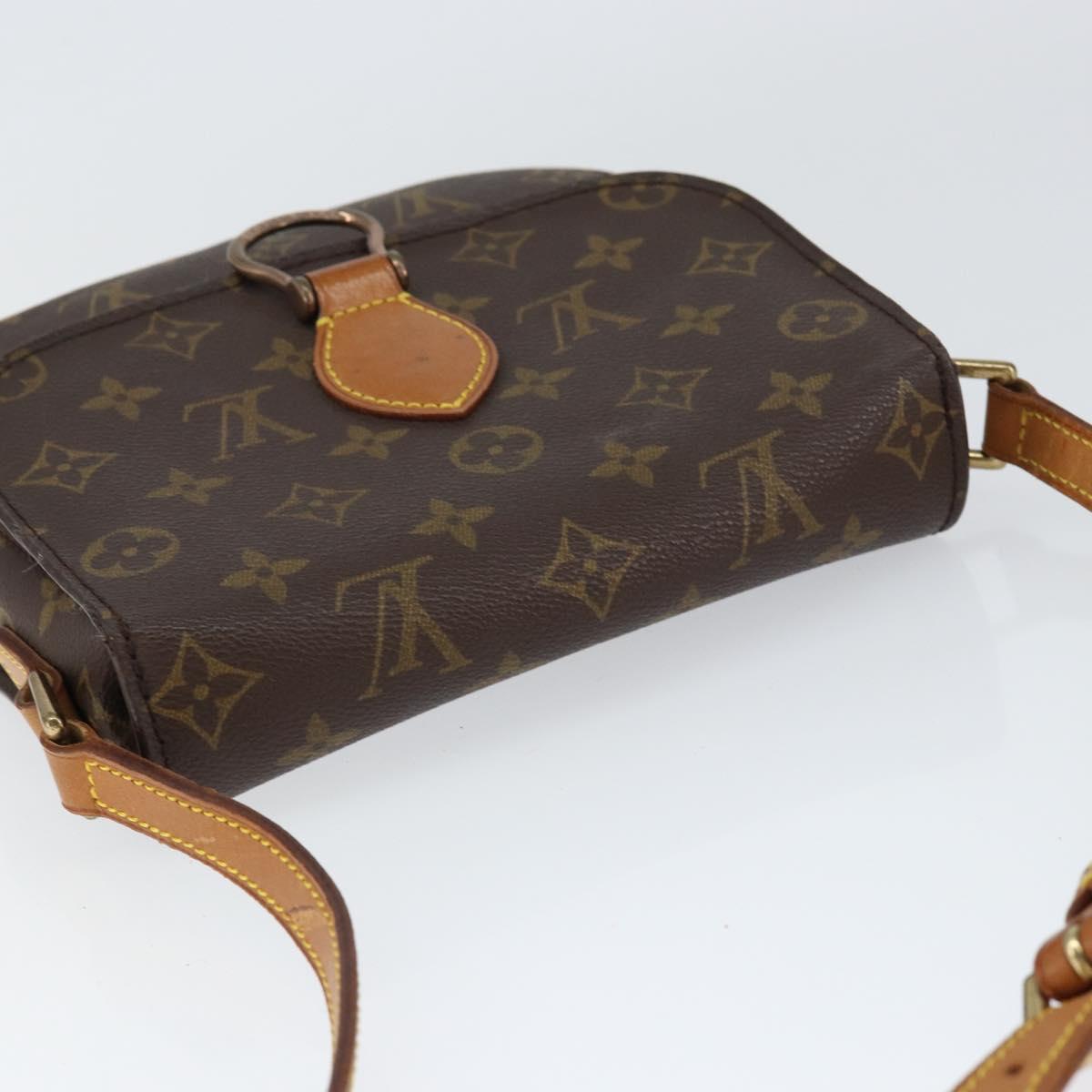 LOUIS VUITTON Monogram Saint Cloud MM Shoulder Bag M51243 LV Auth 149178