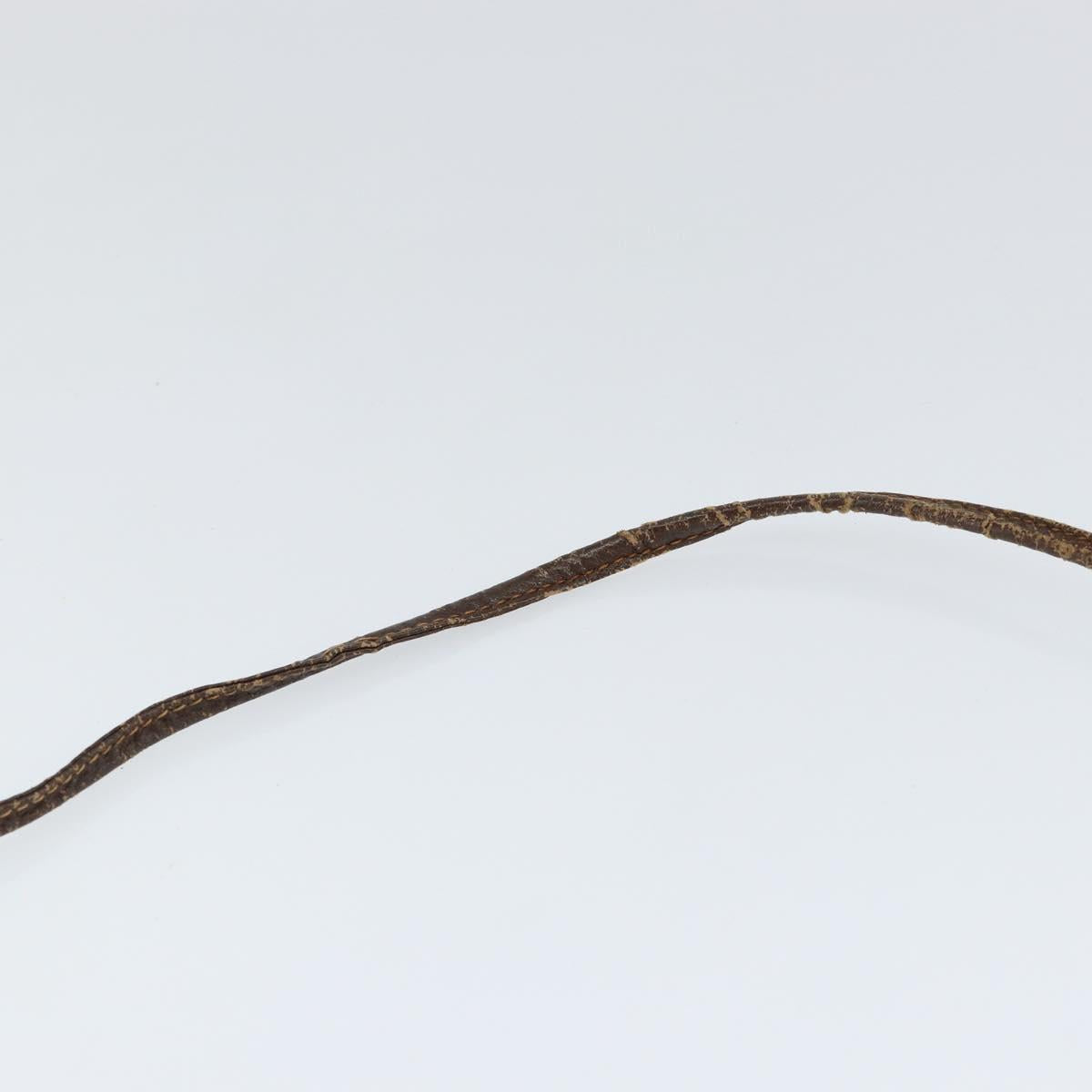 GUCCI GG Supreme Web Sherry Line Bag PVC Beige Gold 904 02 047 Auth 149187