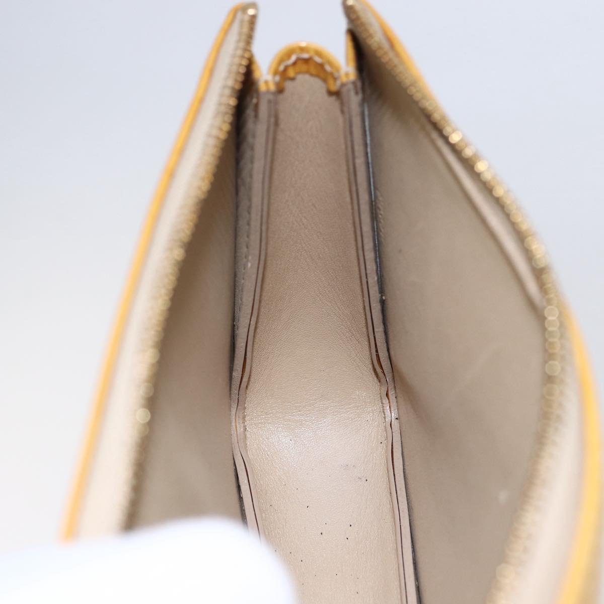 LOUIS VUITTON Monogram Vernis Lexington Accessory Pouch Beige M91010 Auth 149199