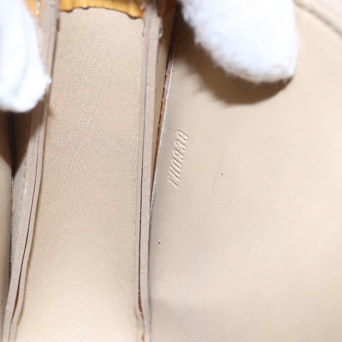 LOUIS VUITTON Monogram Vernis Lexington Accessory Pouch Beige M91010 Auth 149199