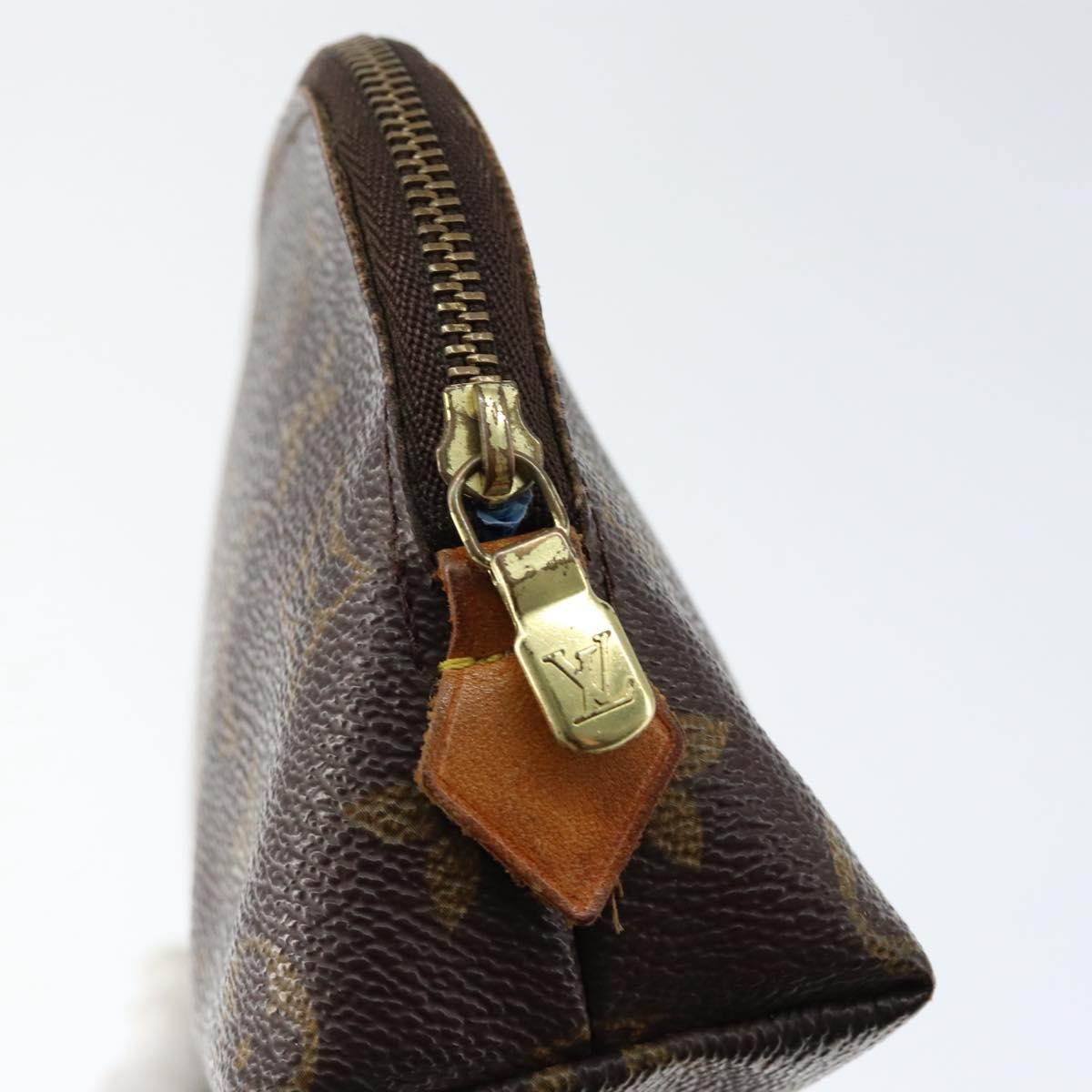 LOUIS VUITTON Monogram Pochette Cosmetic PM Pouch M43998 LV Auth 149204