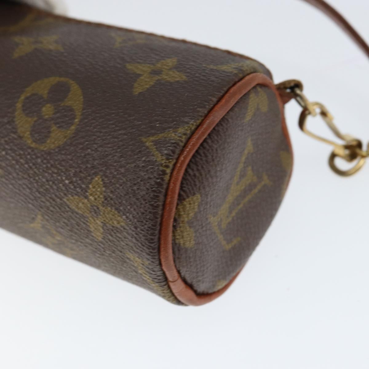 LOUIS VUITTON Monogram Papillon Pouch LV Auth 149205
