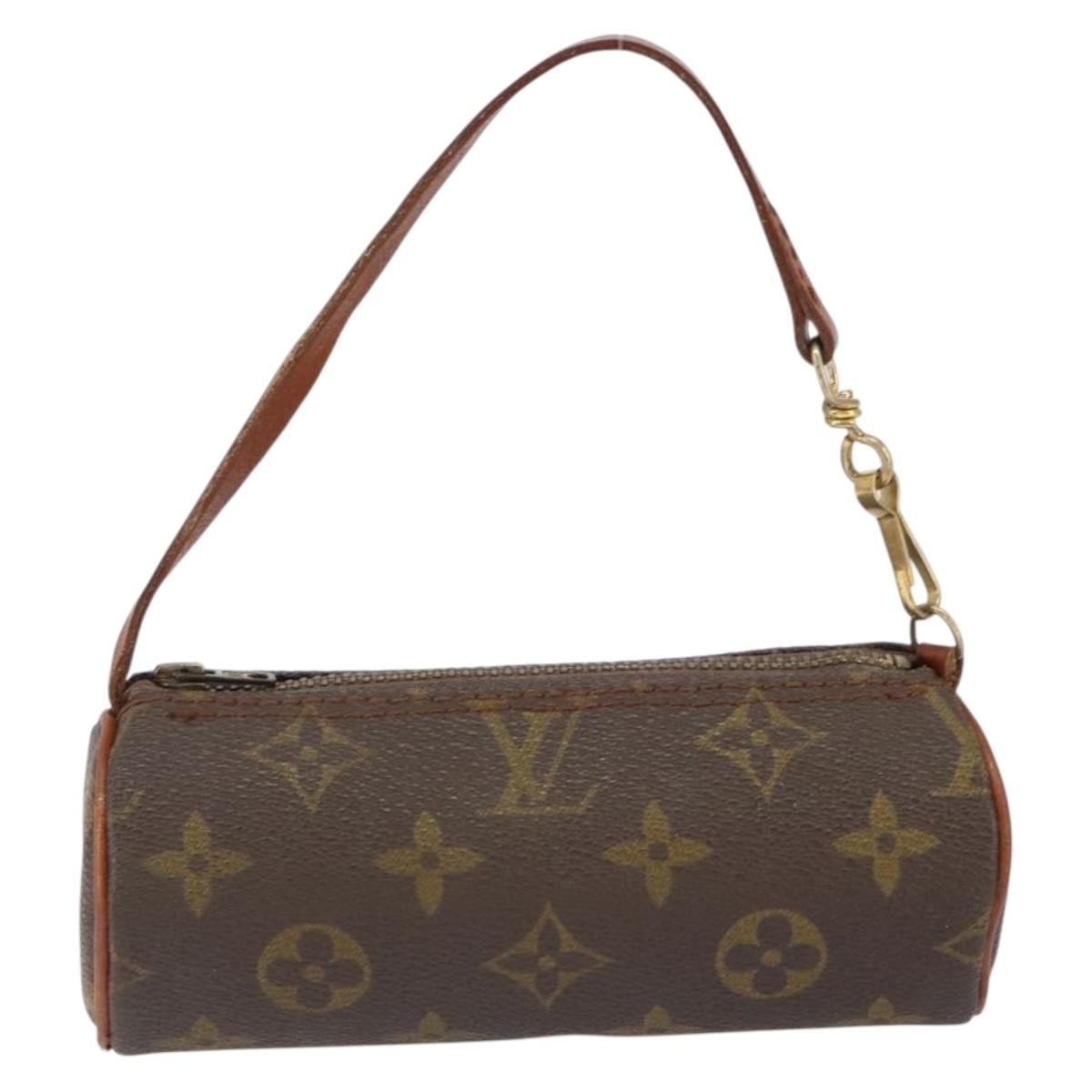 LOUIS VUITTON Monogram Papillon Pouch LV Auth 149205