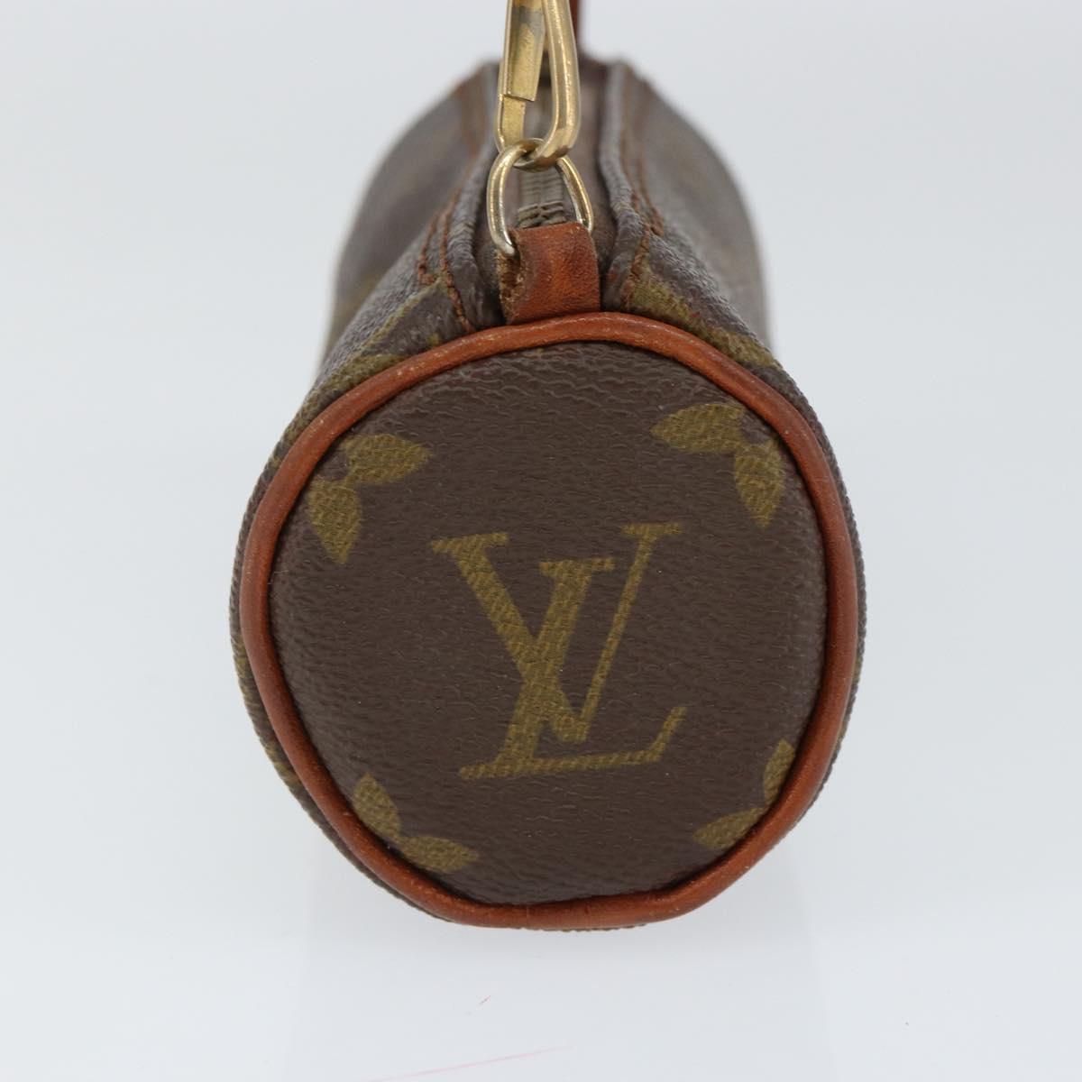 LOUIS VUITTON Monogram Papillon Pouch LV Auth 149205