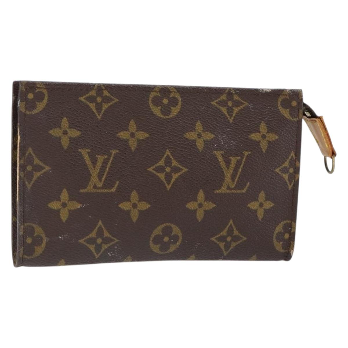 LOUIS VUITTON Monogram Bucket PM Accessory Pouch LV Auth 149207