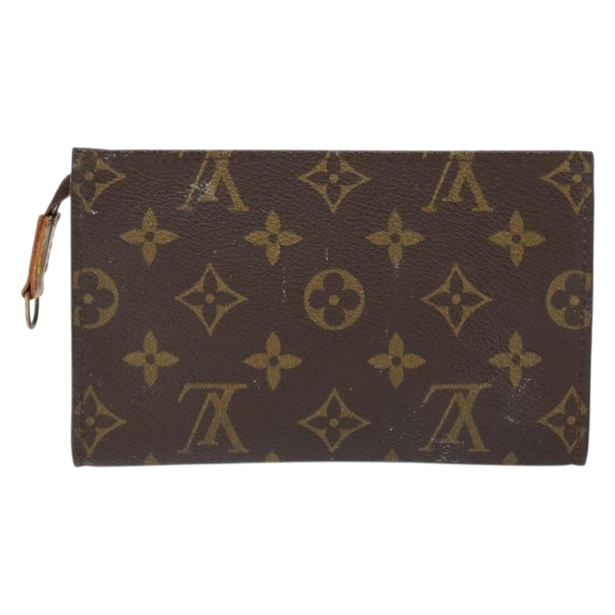 LOUIS VUITTON Monogram Bucket PM Accessory Pouch LV Auth 149207