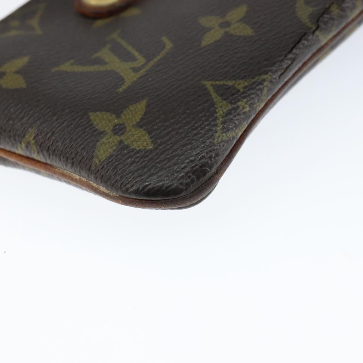 LOUIS VUITTON Monogram Chain Pochette Mila PM Accessory Pouch M60094 Auth 149211
